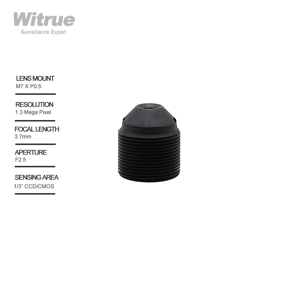 Witrue Ȧ  3.7mm M7 X P0.35 Ʈ 1.3 ް ȼ 1/3  F2.5, ̴ ī޶ CCTV  ī޶